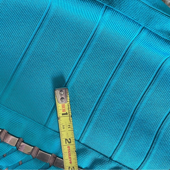 Herve Leger Katarina Dress in BT Blue Lagoon - Picture 9 of 9